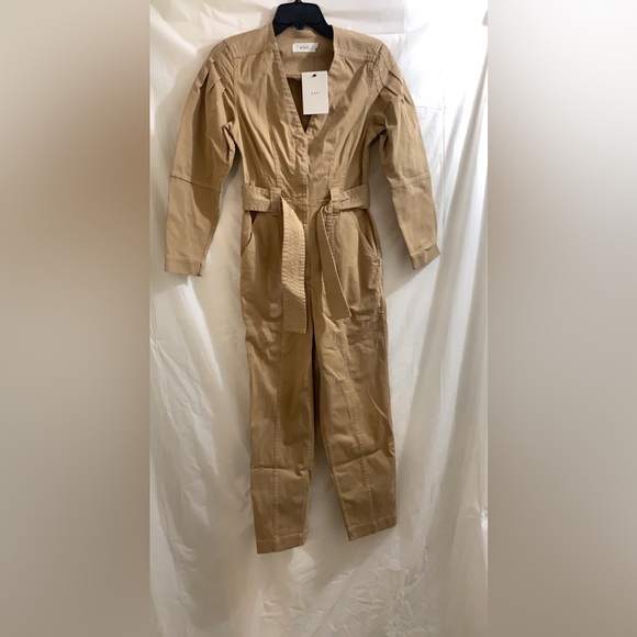 Brand New A.L.C Cade Tie Waist Jumpsuit - Picture 6 of 8